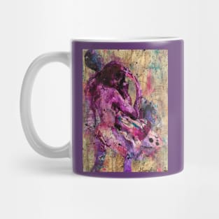 Abstract Figurative, Mixed Media, Expressionism T-Shirt, Wall Art, and Accesories Mug